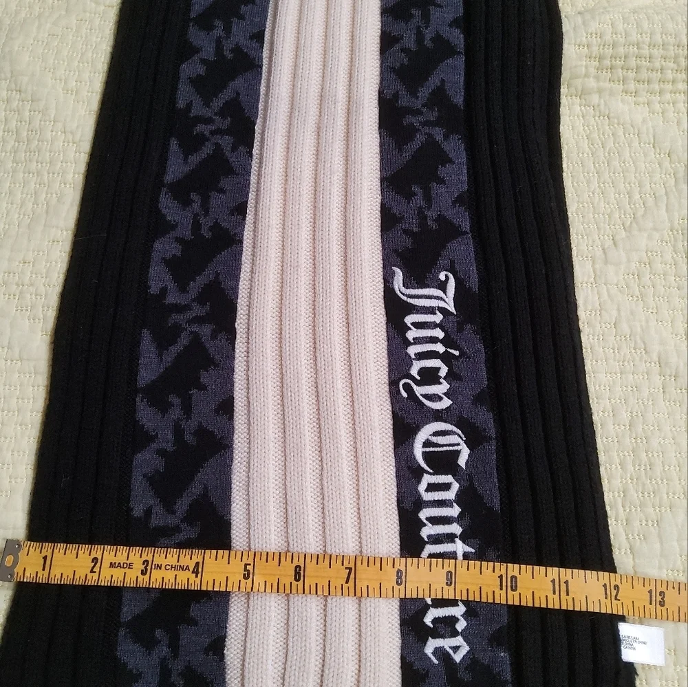 Juicy Couture Wool Knit Scarf